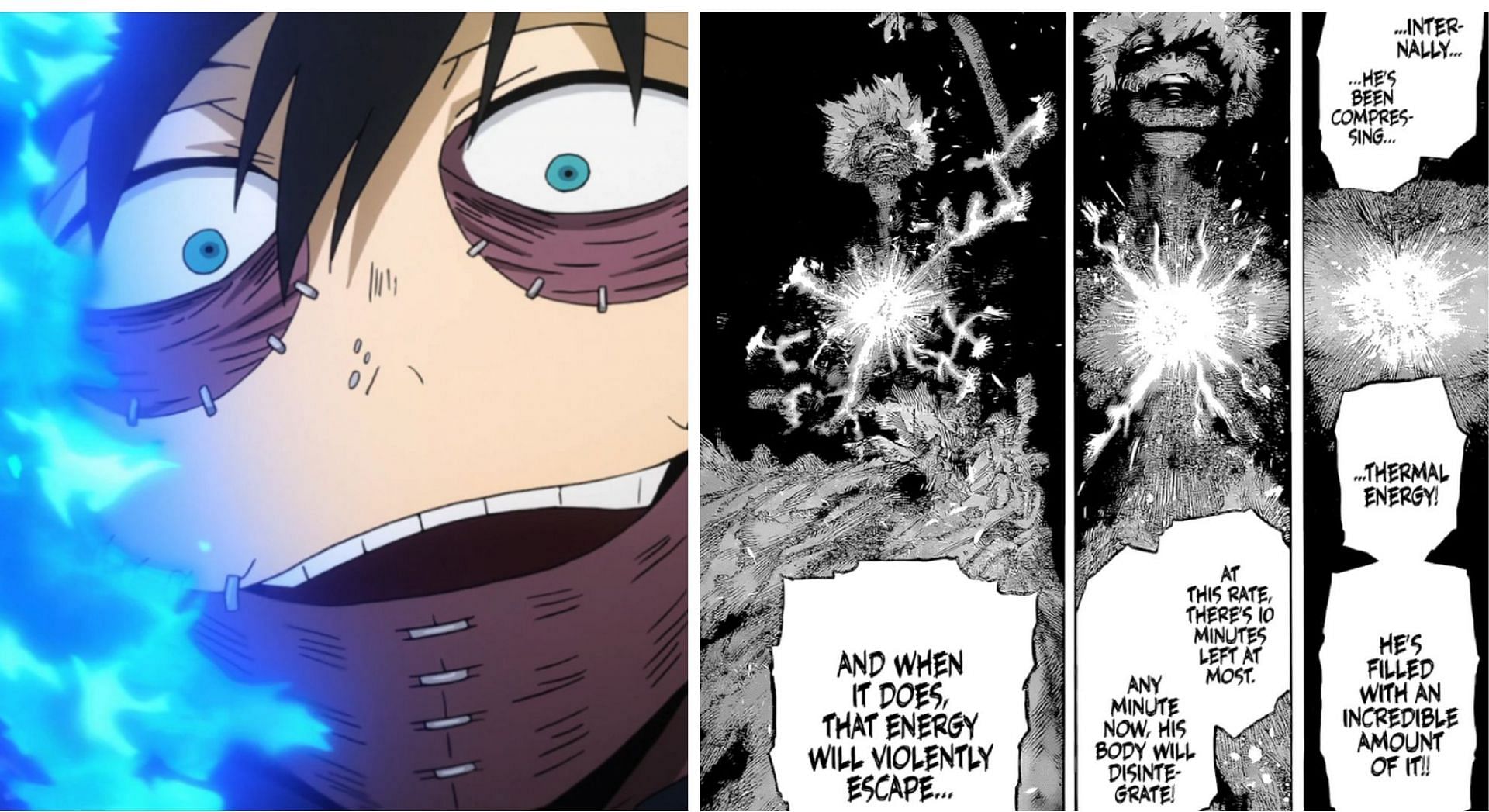 Dabi's time bomb (Image via Sportskeeda)